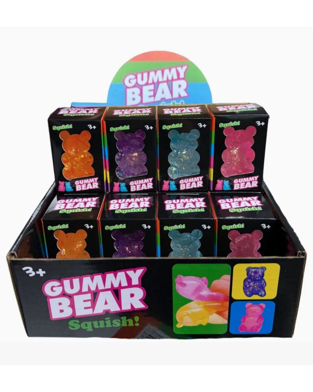 Squishy Ourson gomme pailleté