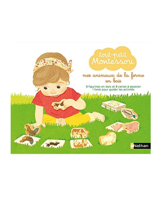 Tout-petit Montessori - Mes animaux de la ferme en bois