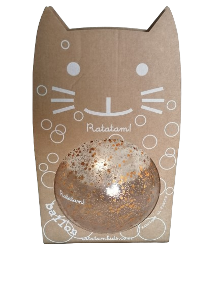 Ballon à paillettes cuivre Ratatam
