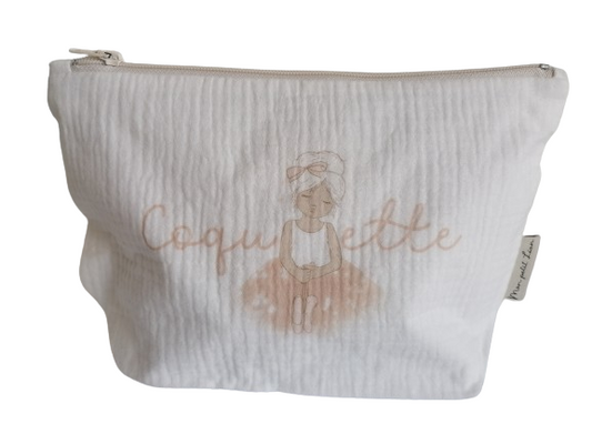 Trousse de toilette danseuse "Coquette"