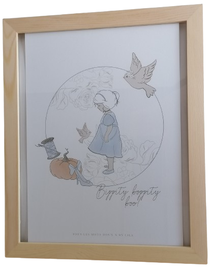 Affiche et Cadre "Petite Princesse"