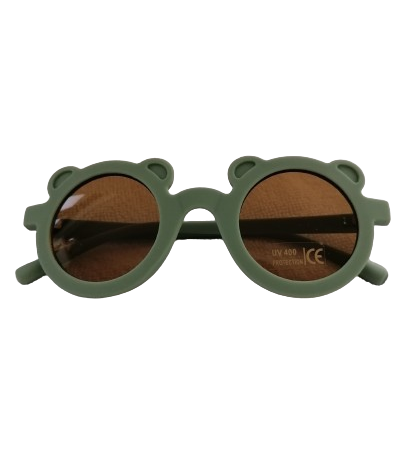 Lunettes de soleil Ourson enfant coloris vert