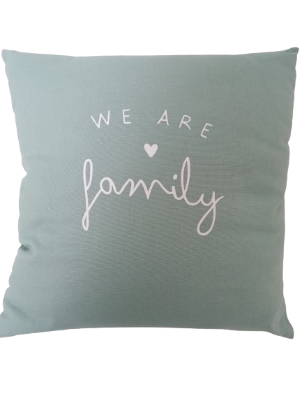 Coussin "We are family"