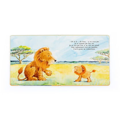 Livre Jellycat Rory le courageux petit lion