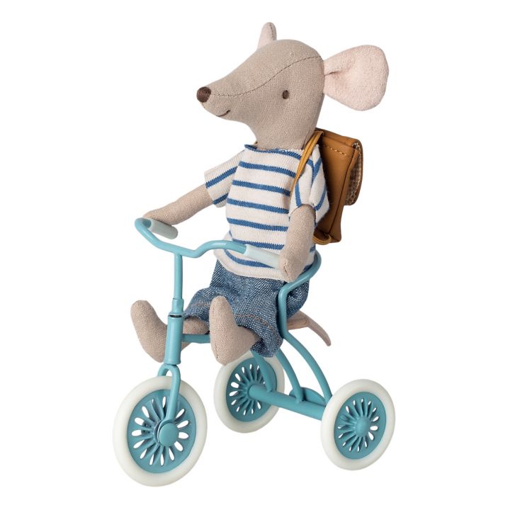 Maileg Tricycle bleu avec son abri