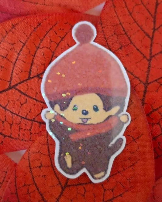Sticker holographique Monchhichi