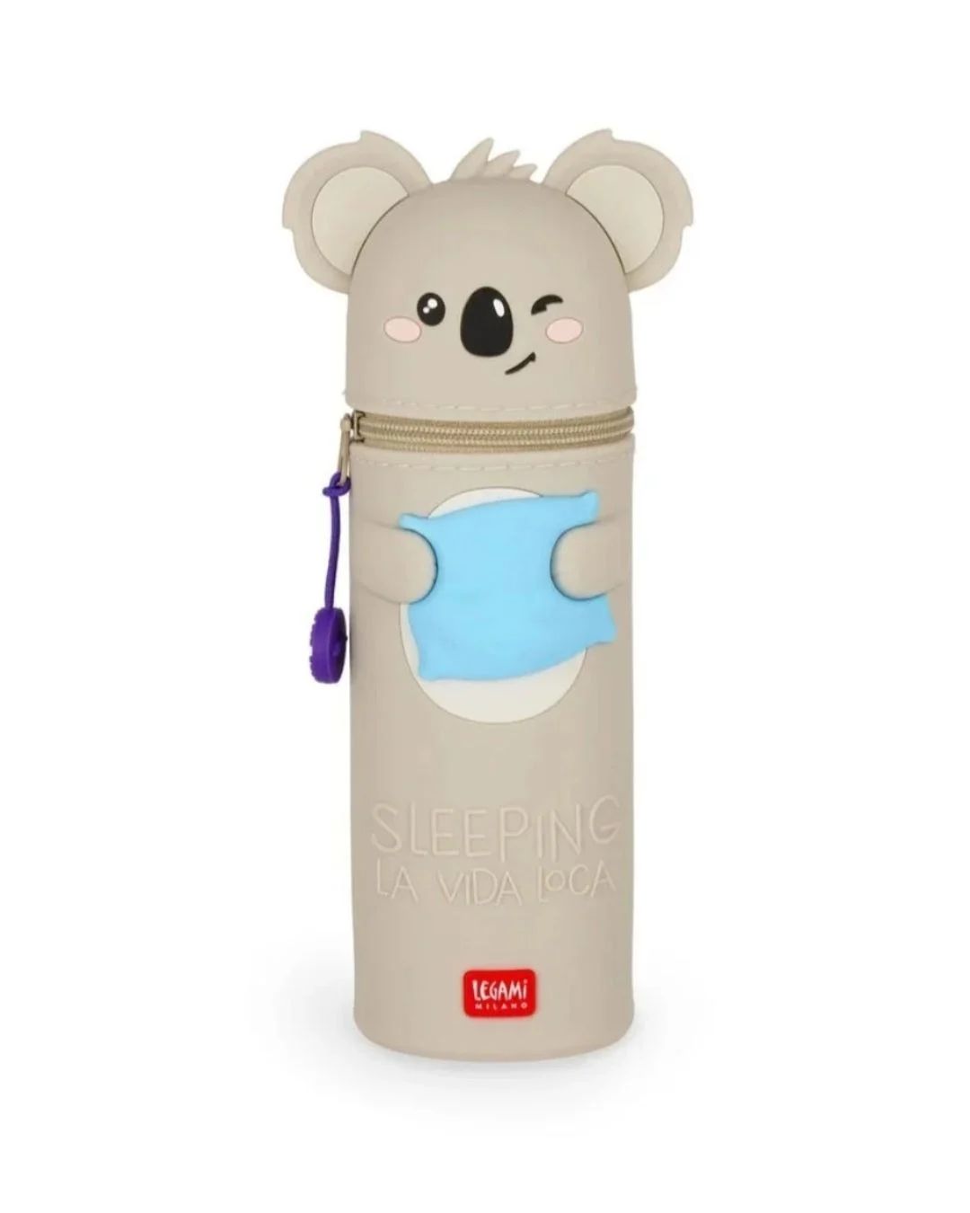 Legami Trousse en silicone souple 2 en 1 Kawaii Koala