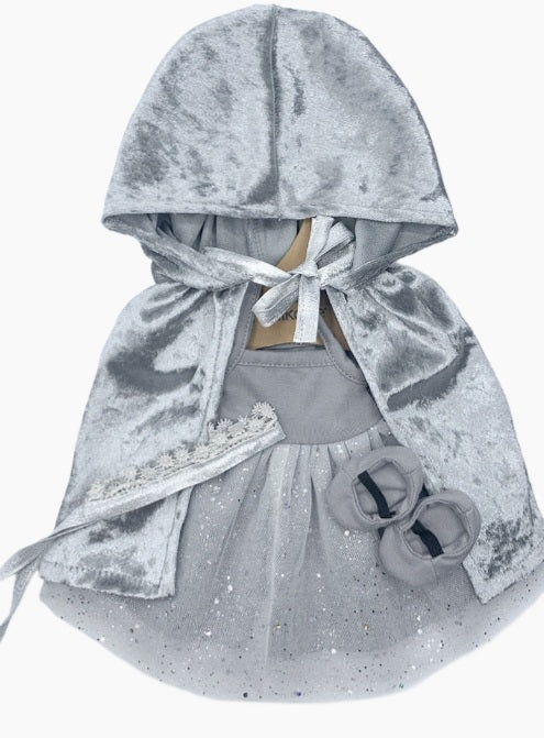 Minikane Les P’tits Deguiz’ - Ensemble Fée des Glaces gris argent