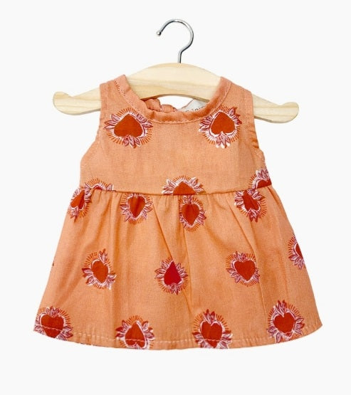 Robe Faustine sans manches en coton Ex Voto