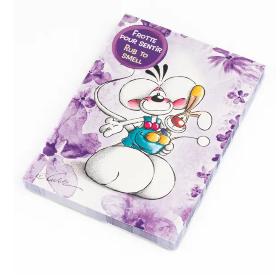 Diddl Bloc parfumé A6 violet