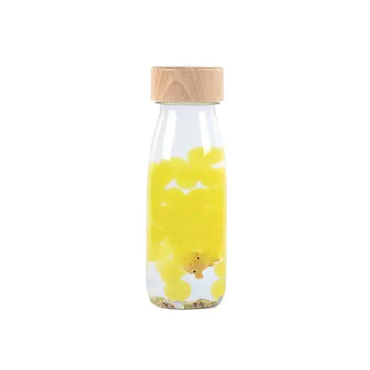 Petit Boum Bouteille sensorielle Sound Poisson jaune