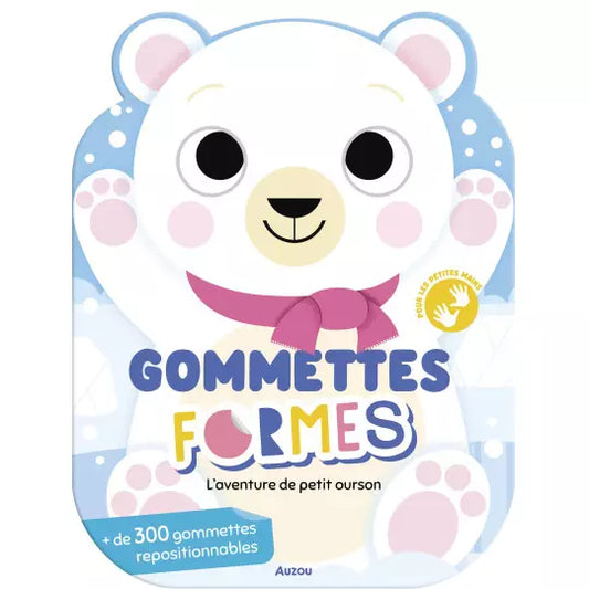 Gommettes formes "L'aventure de petit ourson"