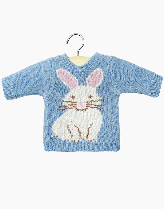 Minikane Pull en tricot lapin