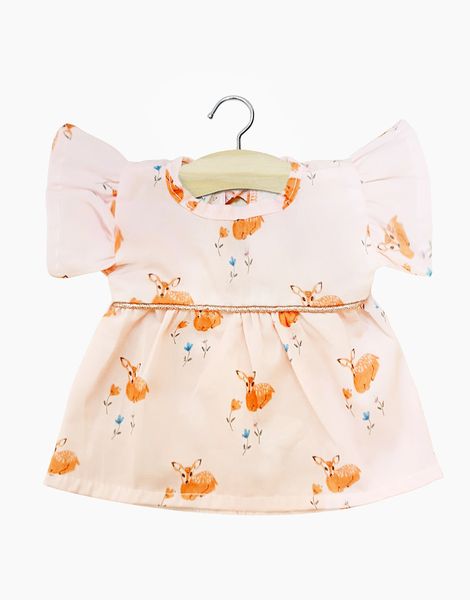 Minikane Robe Daisy en coton motifs biches