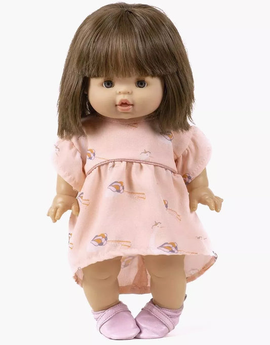 Minikane Robe Daisy Peacocks Roses