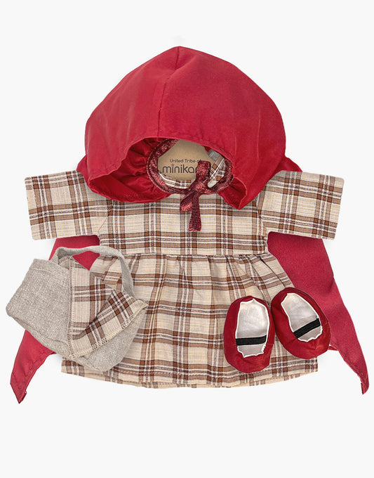 Minikane Les P'tits Déguiz - Ensemble Petit Chaperon Rouge