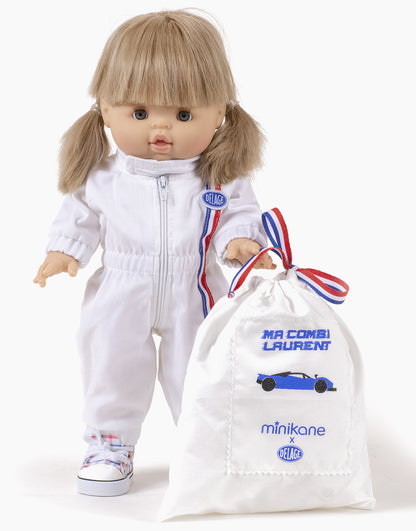 Minikane & Delage – Combinaison Laurent en gabardine blanc