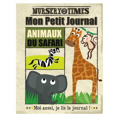 Livre Mon Petit Journal "Animaux du Safari"