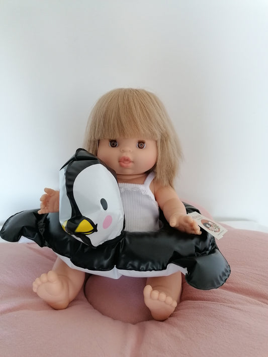 Bouée pingouin pour poupée