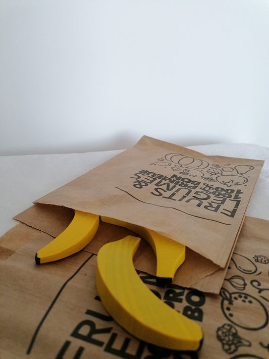 Banane en bois