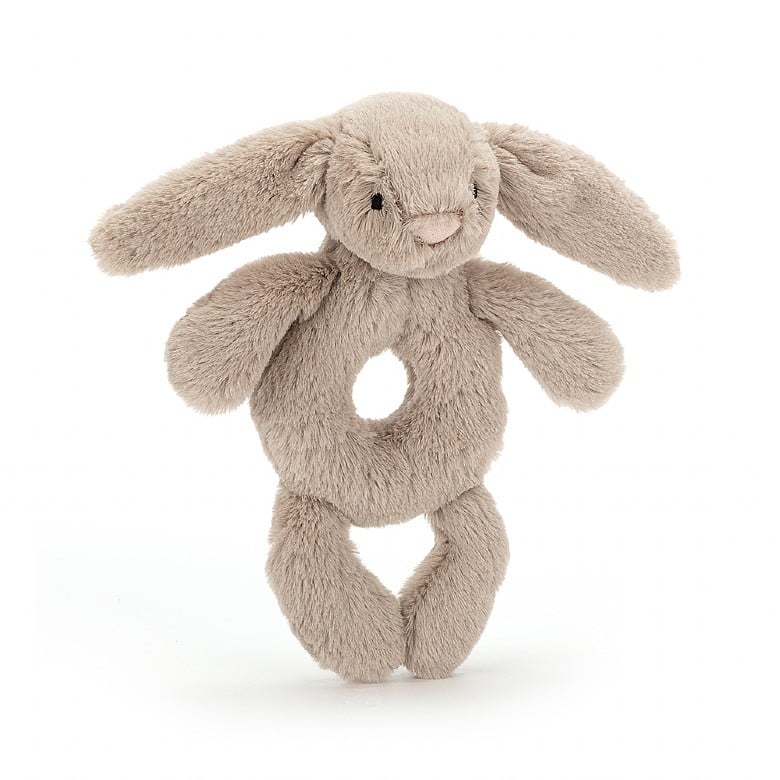 Hochet lapin gris JellyCat