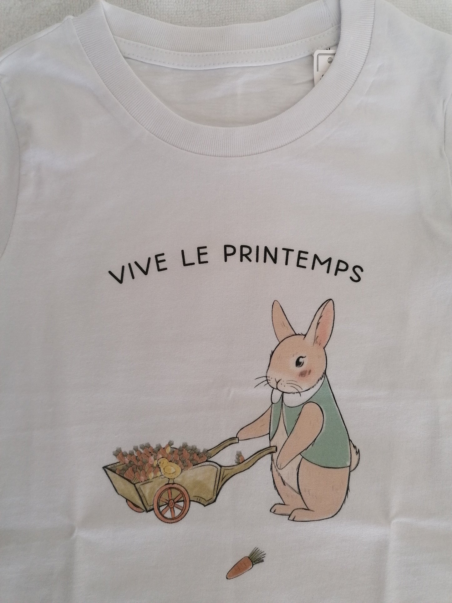 T-Shirt Lapin "Vive le Printemps"